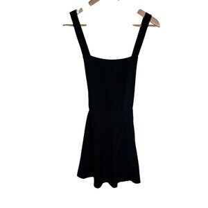 Vintage Mirrors  black Pinafore mini overall dress Harley Quinn size 9